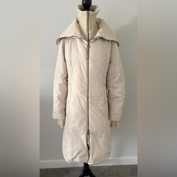 BCBGMaxAzria Cream Down Puffer Jacket - Picture 4 of 13